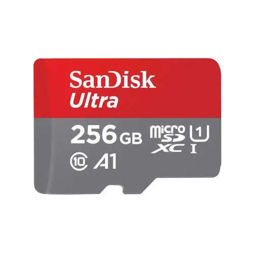 SanDisk Ultra 256GB MicroSDXC UHS-I Memory Card (SDSQUAC-256G-GN6MN)